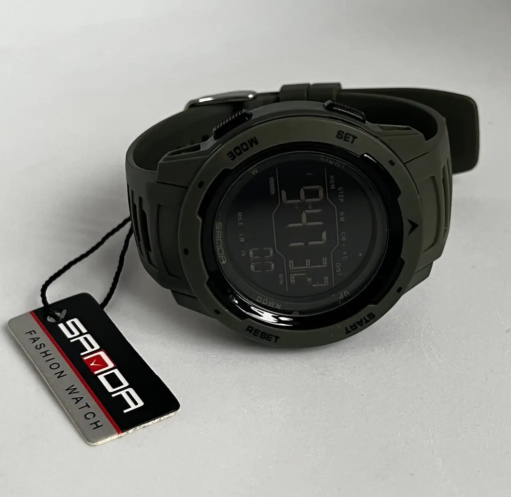 Тактичний годинник North Edge Mars Pro Black 5Bar (Зелений) - фото 5