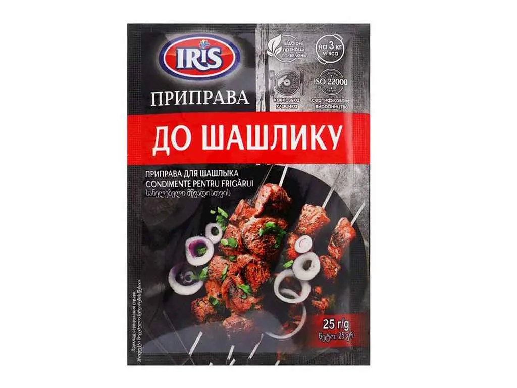 Приправа IRIS до шашлику 25 г