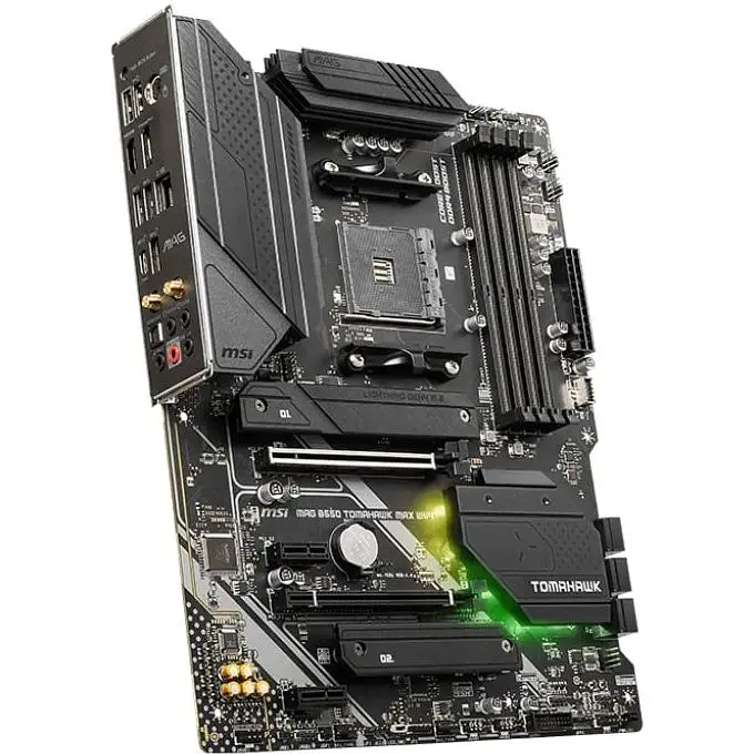 Материнська плата MSI MAG B550 Tomahawk MAX WIFI sAM4 B550 4xDDR4 M.2 HDMI DP WiFi BT ATX - фото 2