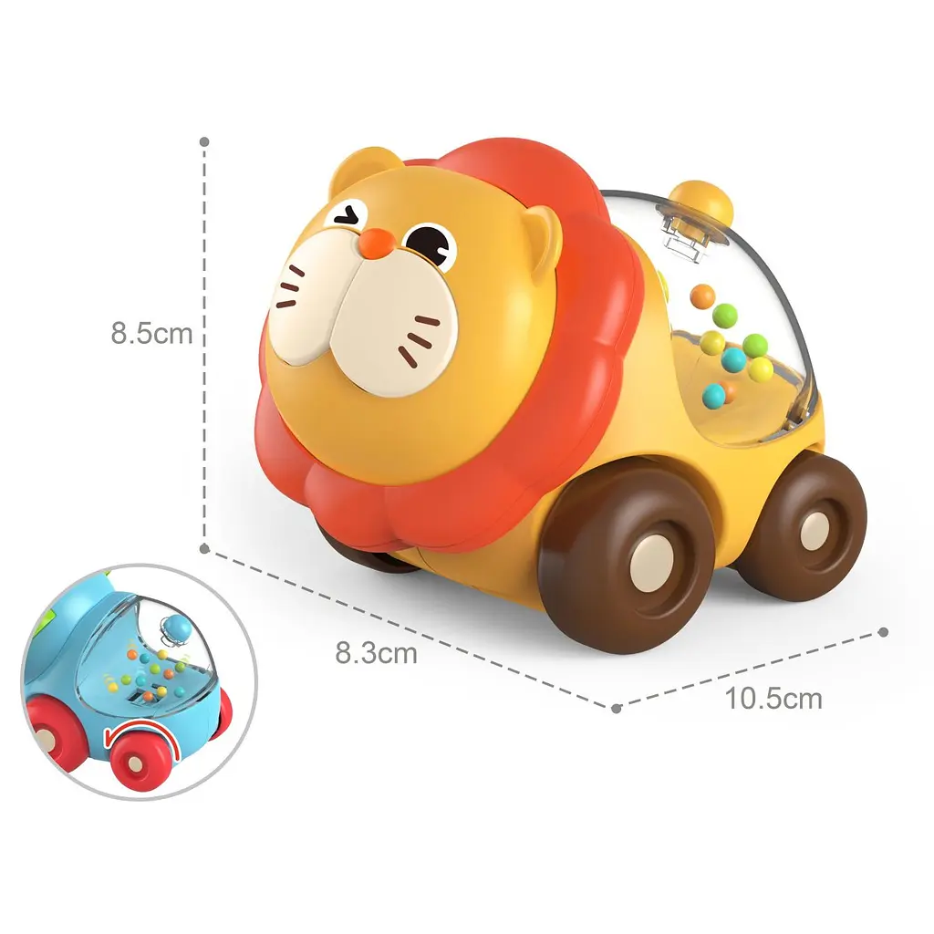 Розвиваюча іграшка Iggy Ziggy Машинка-Лев (HE8057) - фото 2