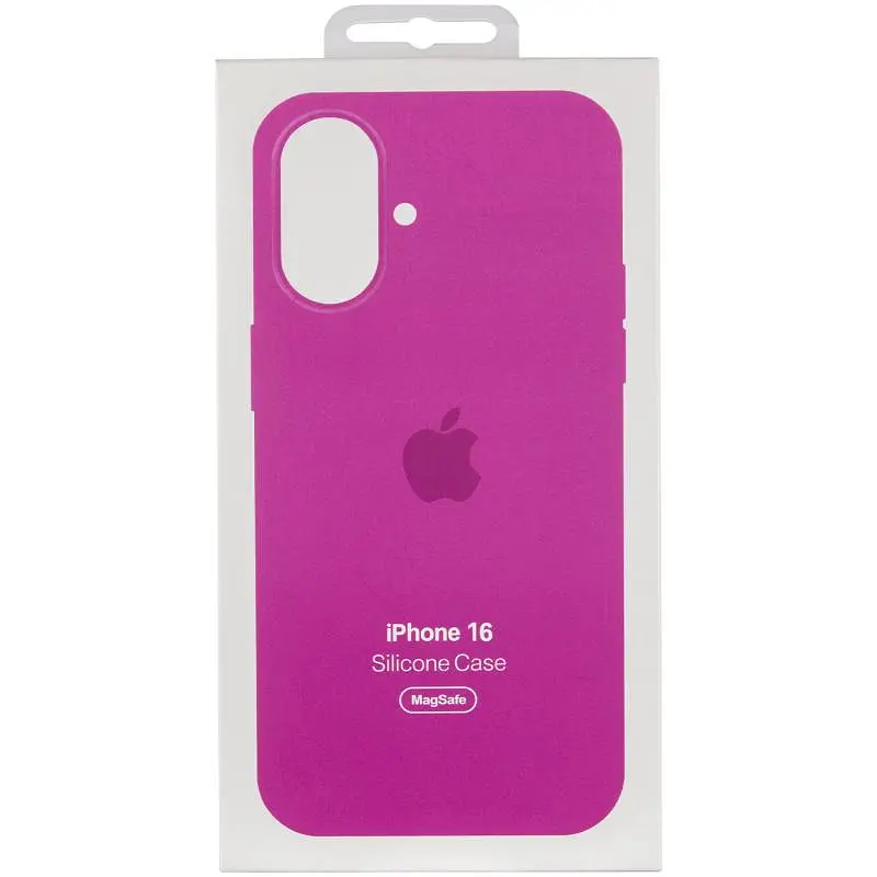 Чохол Epik Silicone case AAA with Magsafe and Animation button для Apple iPhone 16 Plus 6.7 Fuchsia - фото 8