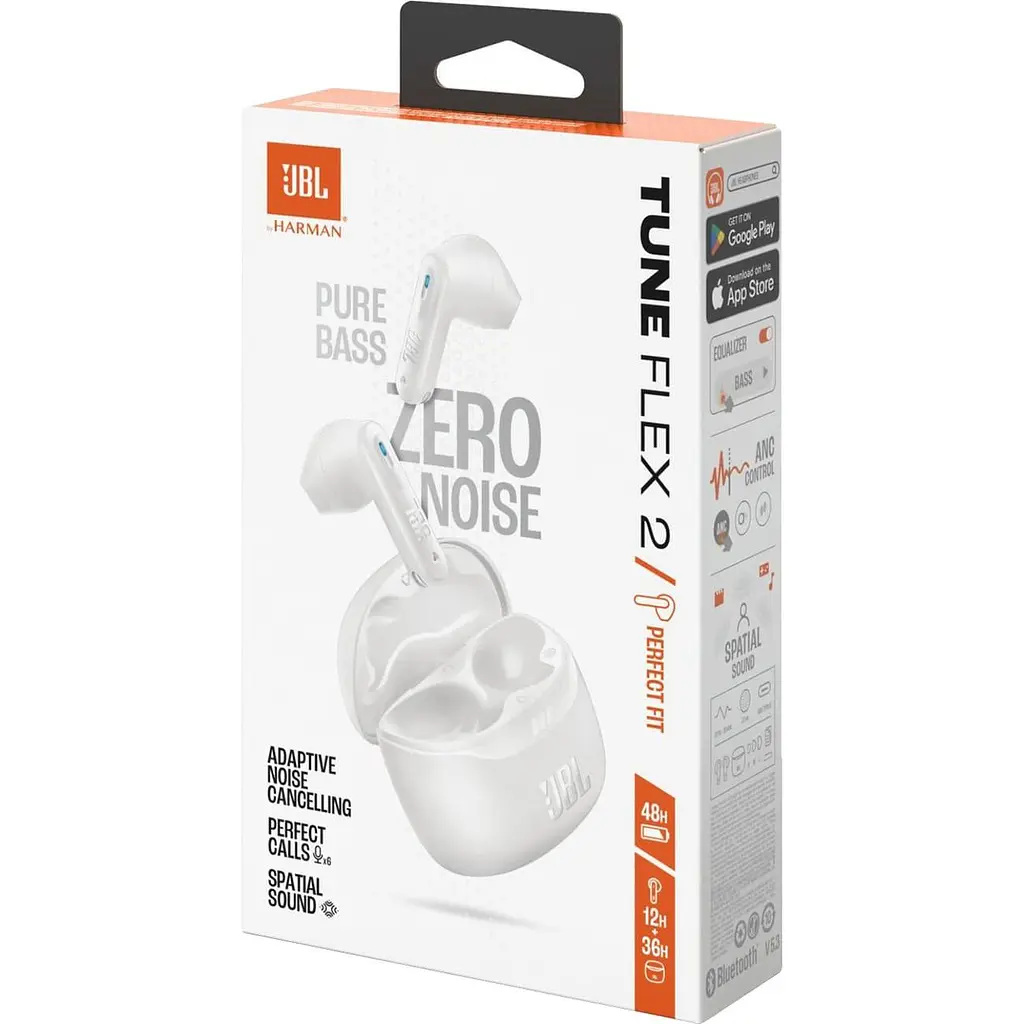 Навушники JBL TWS Tune Flex 2 White (JBLTFLEX2WHT) - фото 10