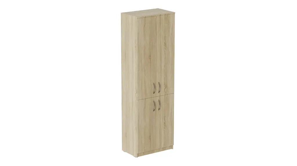 Шафа Анжело Ferrum-decor на 5 полиць із 4 дверима 1900x600x380 ДСП Дуб Сонома 16 мм (FRD-105004) - фото 2