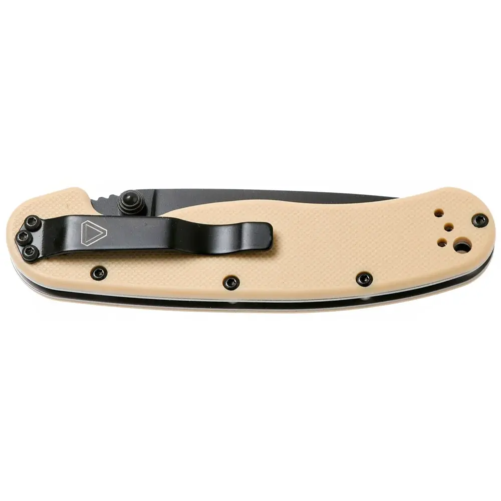 Ніж Ontario Knife RAT II D2 BB Desert Tan - фото 4