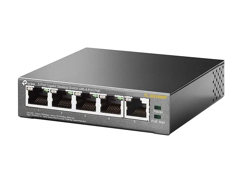 Комутатор TP-LINK TL-SG1005P - фото 2