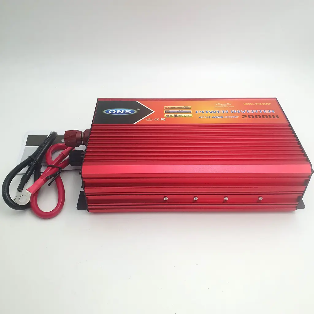 Автоінвертор-перетворювач напруги 12 V-220 V 2000 Вт з функцією плавного пуску та USB-виходом 12 V у 220 V 2000 W Power Inverter - фото 3