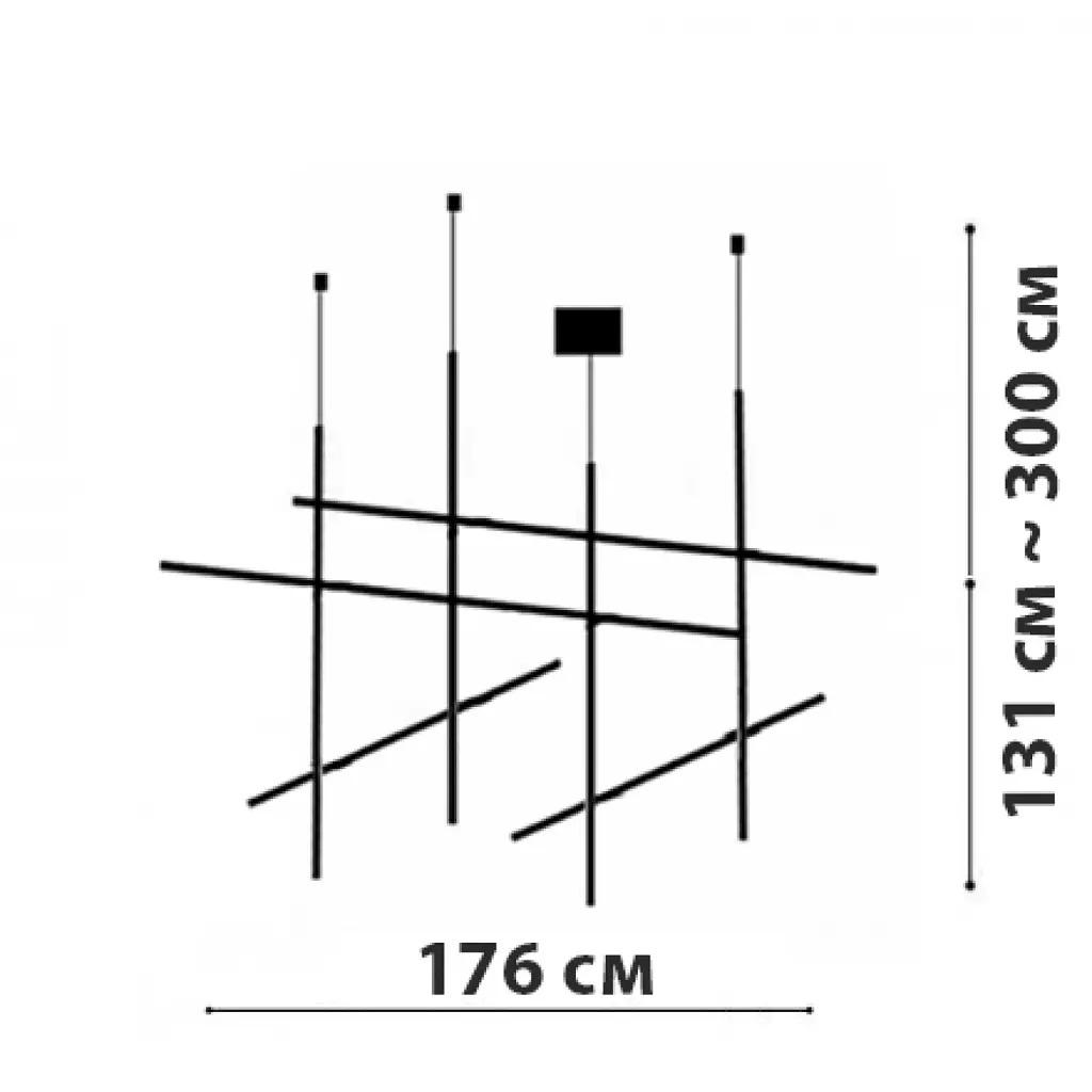 Подвесная люстра Friendlylight Coordinate XL FL5206 - фото 3