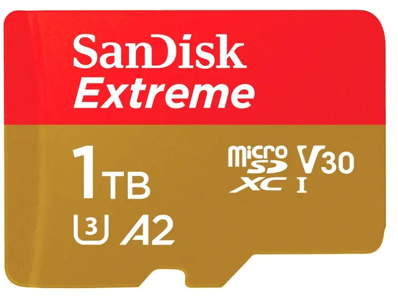 Карта пам'яті SanDisk Extreme microSDXC UHS-I U3 V30 A2 1 TB (SDSQXAV-1T00-GN6MA) - фото 2