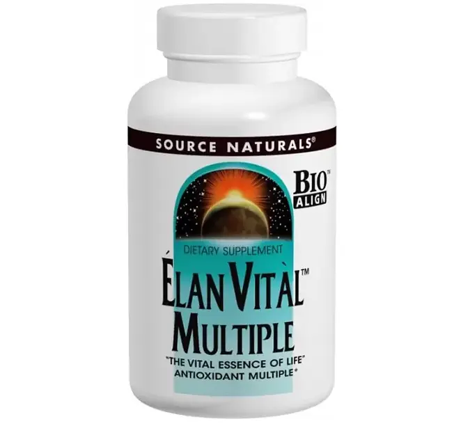 Мультивітаміни, Elan Vital Multiple, 60 таблеток Source Naturals vit0002744