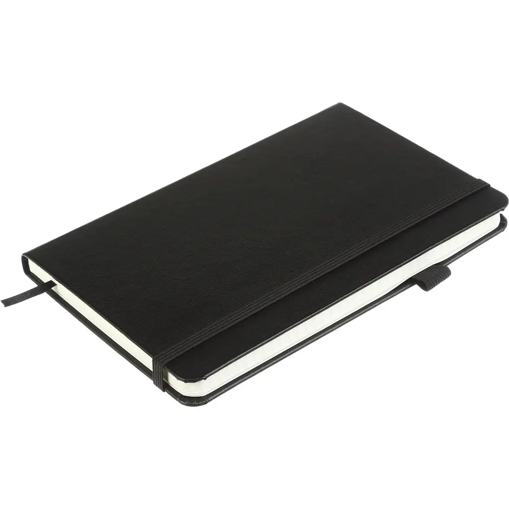 Книга записна Buromax Etalon 125x195 мм 96 аркушів в клітинку обкладинка зі штучної шкіри Чорна (BM.291160-01) - фото 3
