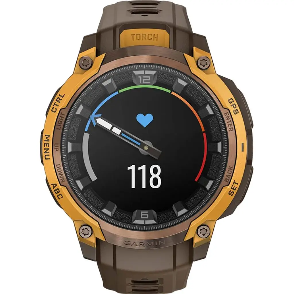 Смарт-годинник Garmin Instinct Crossover AMOLED Bronze/Sunburst (010-03398-01) [172568] - фото 8