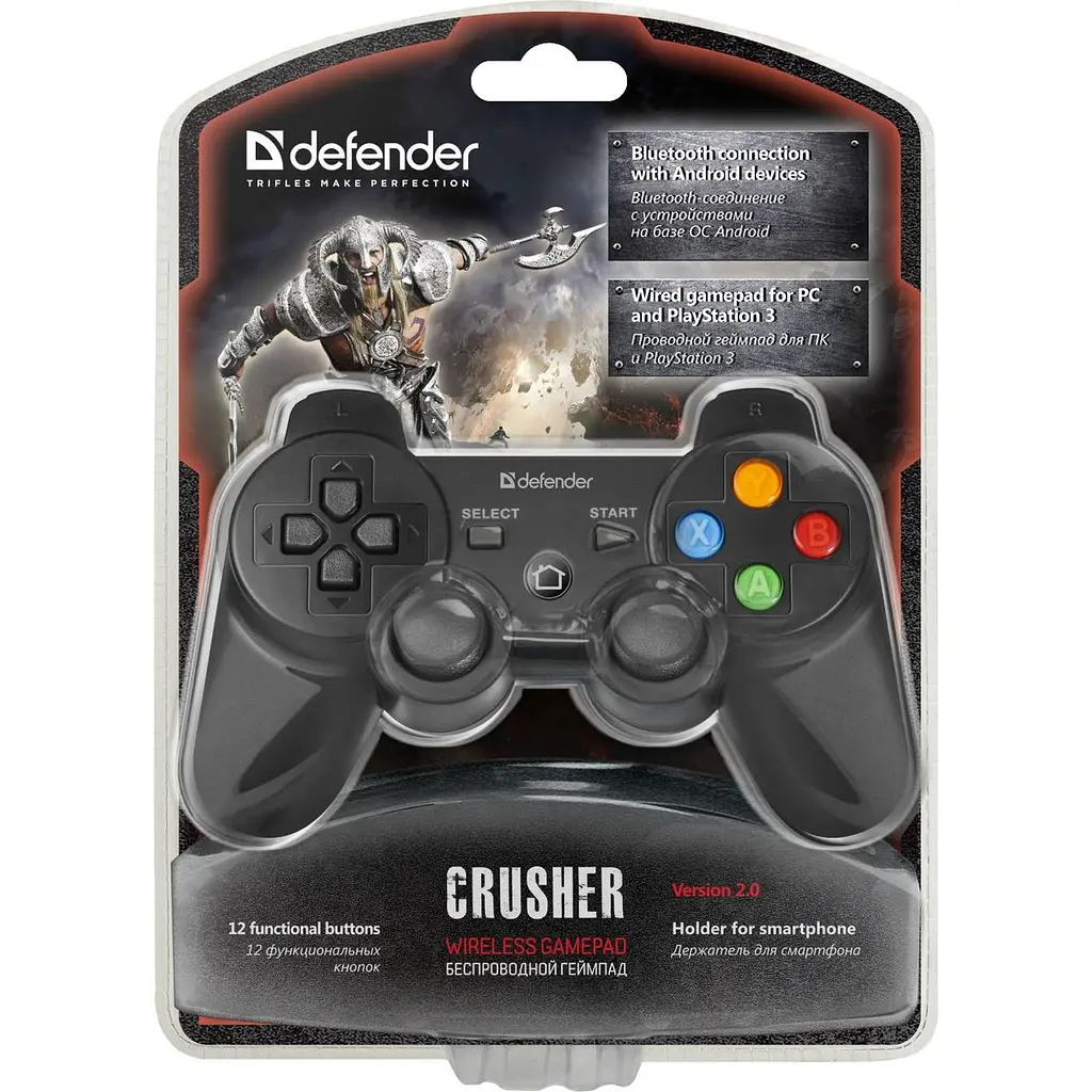 Геймпад Defender Crusher USB, Bluetooth, Li-Ion, PlayStation3/ПК/Android - фото 4