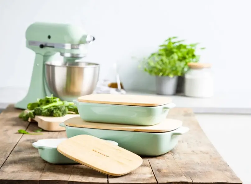 Форма для запікання з кришкою KitchenAid СС007425-001 8,8х24,8х40,4 см 3.8 л фісташкова - фото 8
