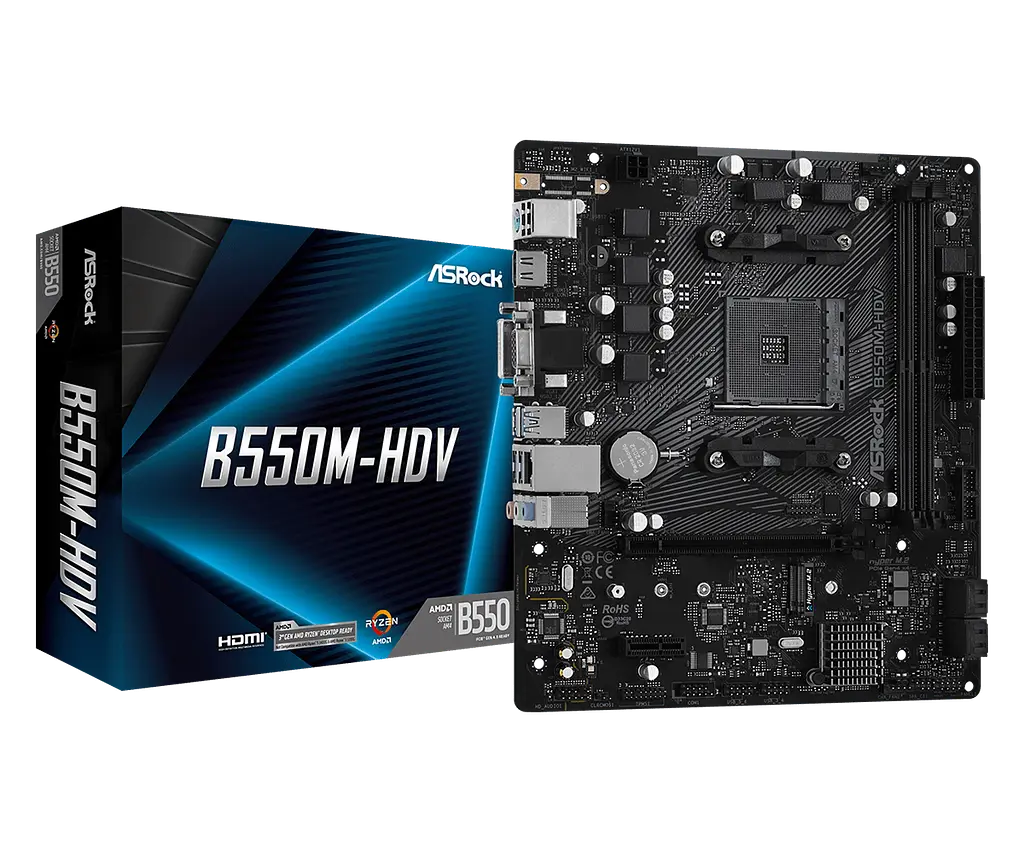 Материнська плата ASRock B550M-HDV Socket AM4 (B550M-HDV) - фото 4