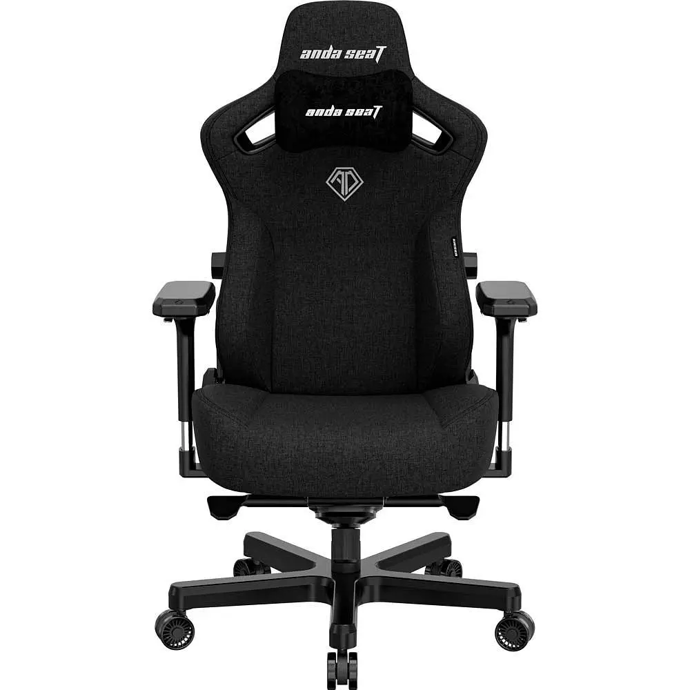 Кресло для геймеров Anda Seat Kaiser 3 Size XL Fabric Black (AD12YDC-XL-01-B-CF) - фото 4