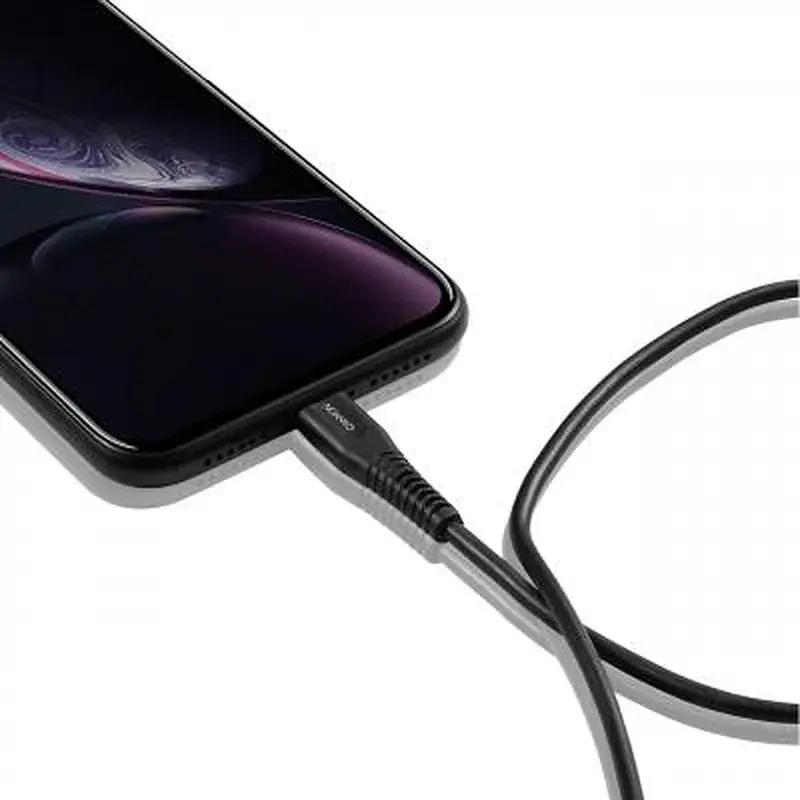 Дата кабель USB-C to Lightning 1.2m MFI Black Canyon (CNS-MFIC4B) - фото 4