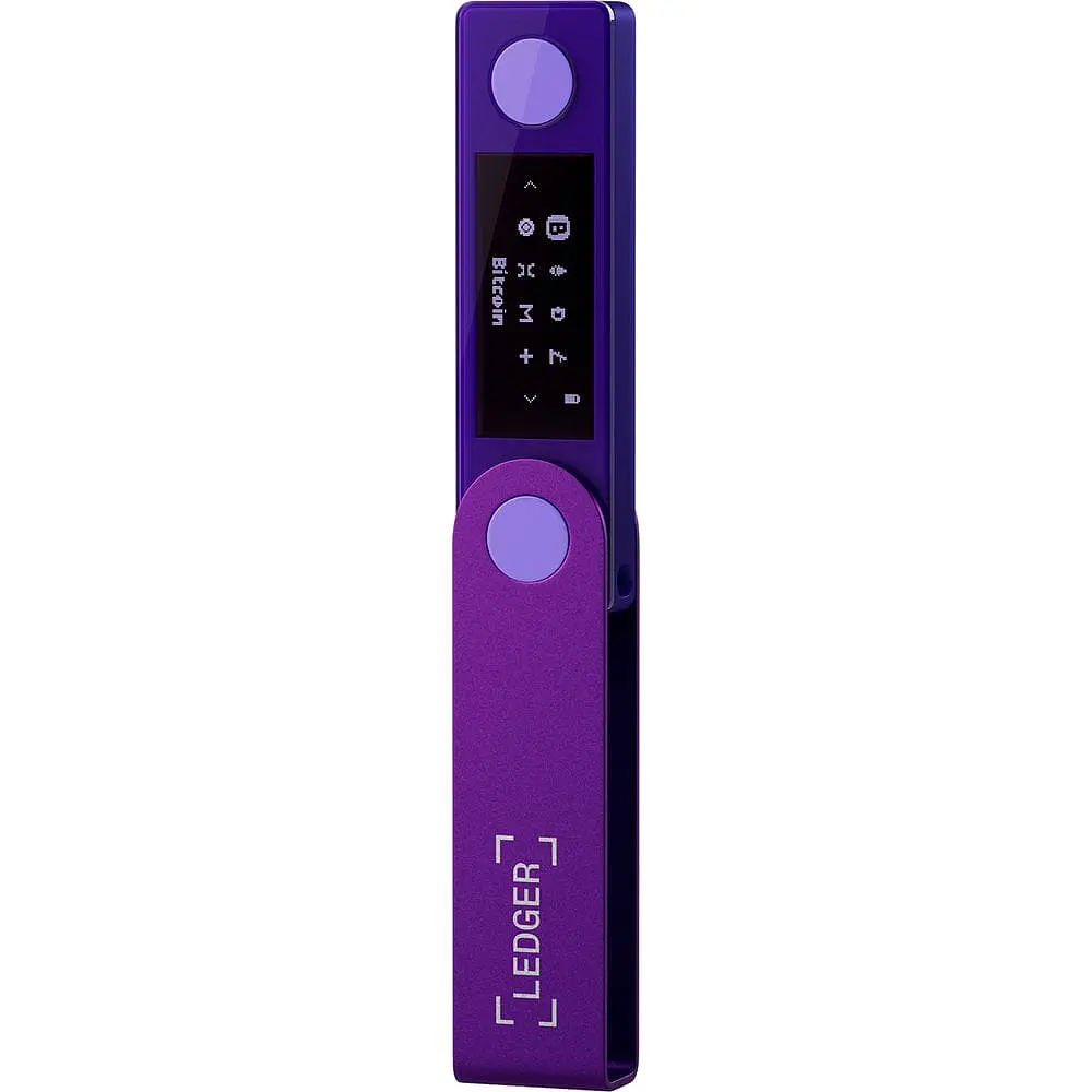Апаратний гаманець для криптовалют Ledger Nano X Amethyst Purple (LNXAP) - фото 2