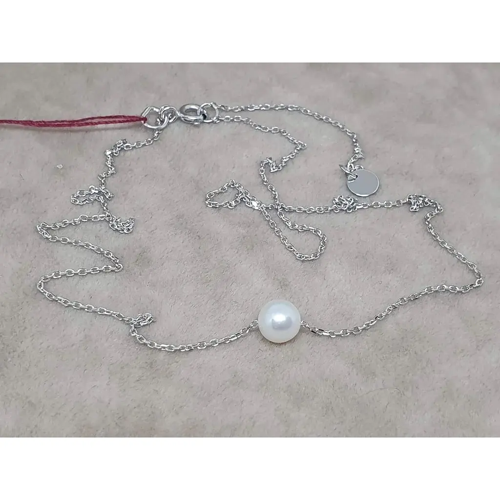 Золоте кольє Tango з перлами. 860266В 40 - фото 2