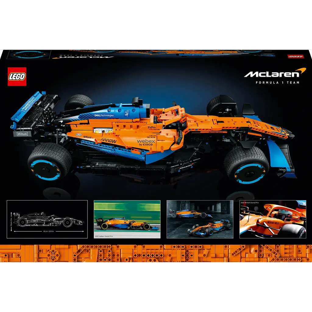 Конструктор LEGO Technic Гоночний автомобіль McLaren Formula 1, 1434 деталей (42141) - фото 12