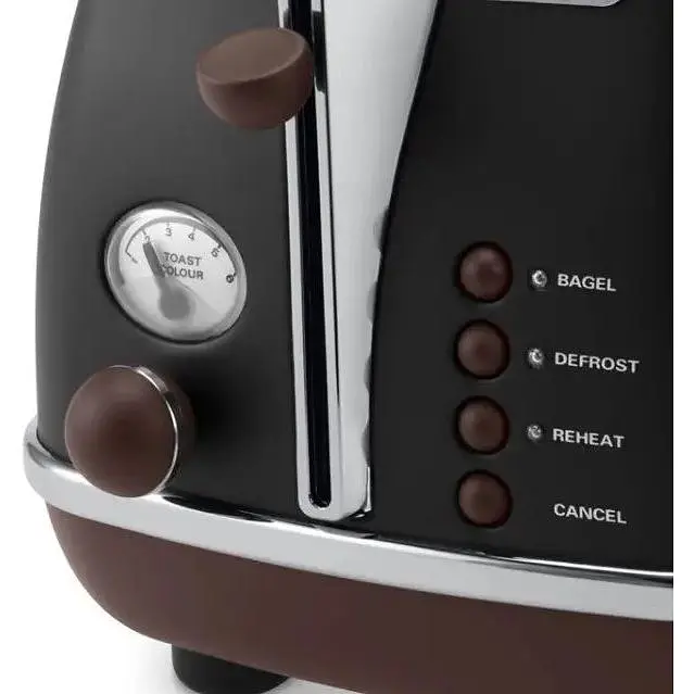 Тостер DeLonghi CTOV 2103 BK Icona Vintage (00000011400) - фото 4