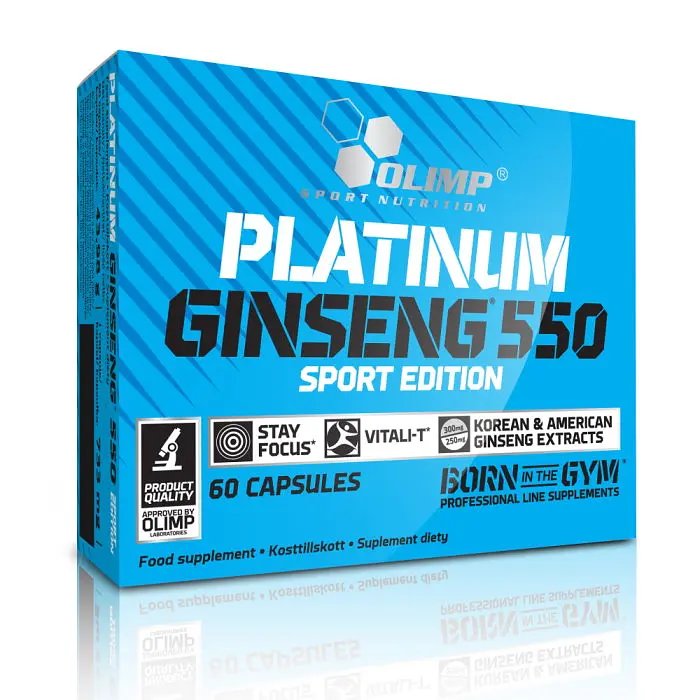 Натуральна добавка Olimp Sport Nutrition Sport Edition Platinum Ginseng, 60 капсул