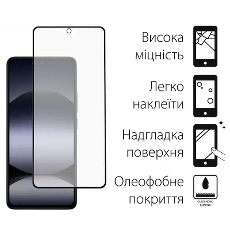 Чохол до мобільного телефона Dengos Kit Xiaomi Redmi Note 14 case Carbon + glass (Purple) (DG-KM-129) - фото 3