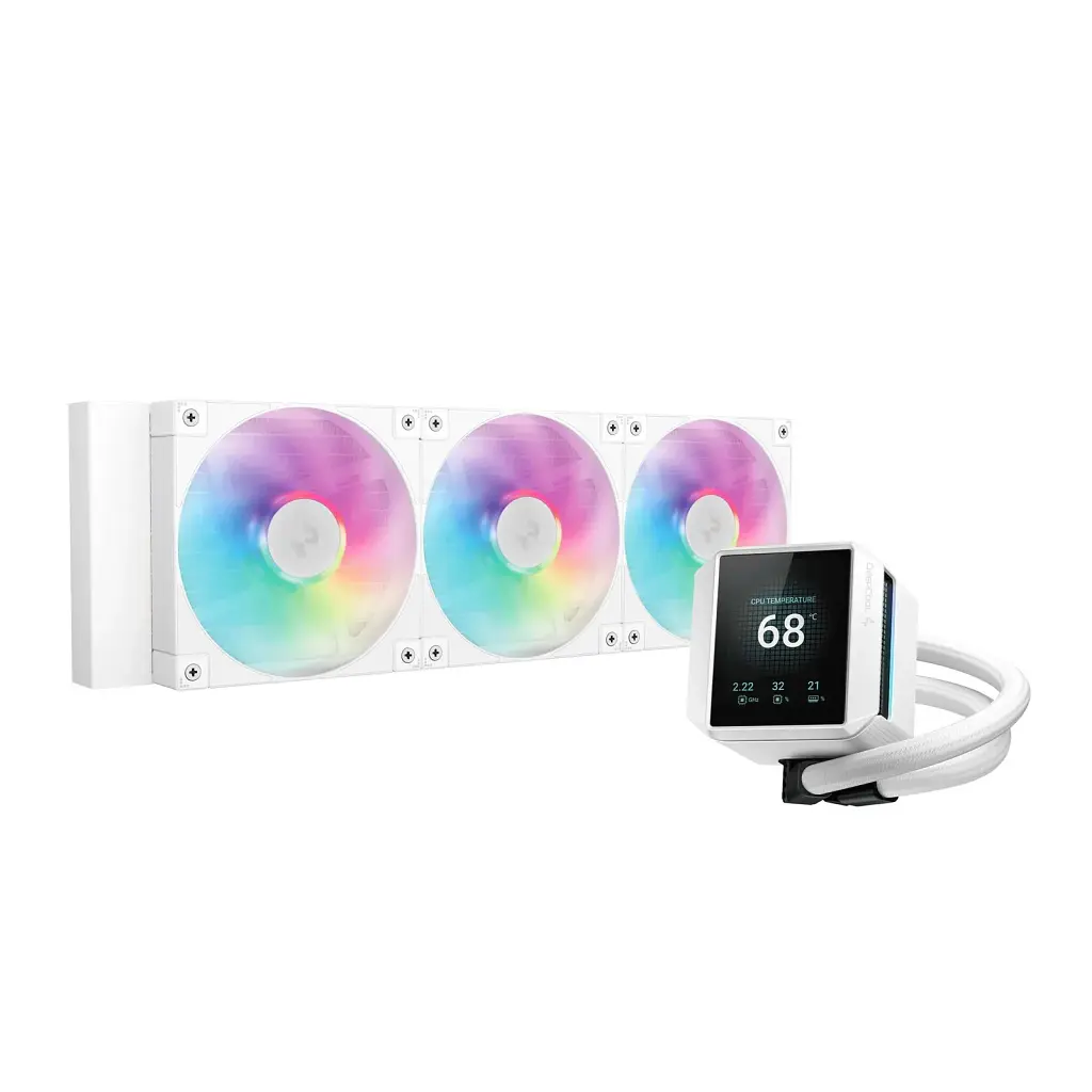 Система рідинного охолодження Deepcool Mystique 360 ARGB White (R-LX360-WHDSNMCP-G-1) - фото 6