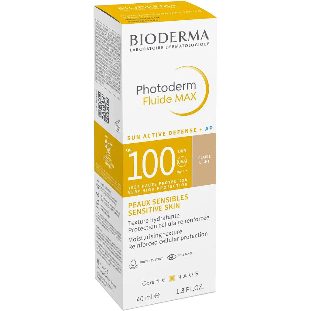 Сонцезахисний тональний флюїд Bioderma Photoderm Fluide МАХ SPF 100, світлий, 40 мл - фото 2