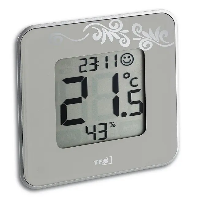 Термогігрометр цифровий з годинником TFA Style 30502102 - фото 2
