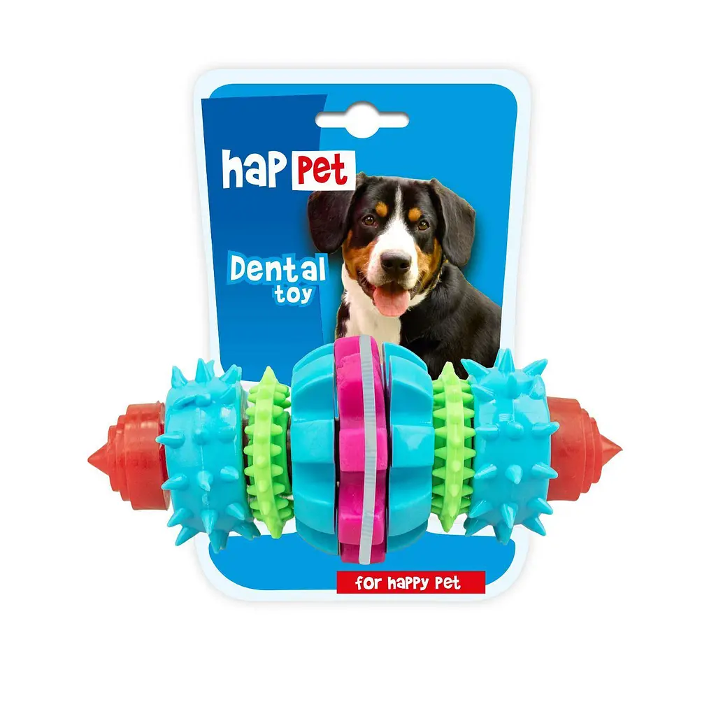 Іграшка для собак Dental Maxi Happet, різнобарвний, 16х7 см, (Z788) - фото 2