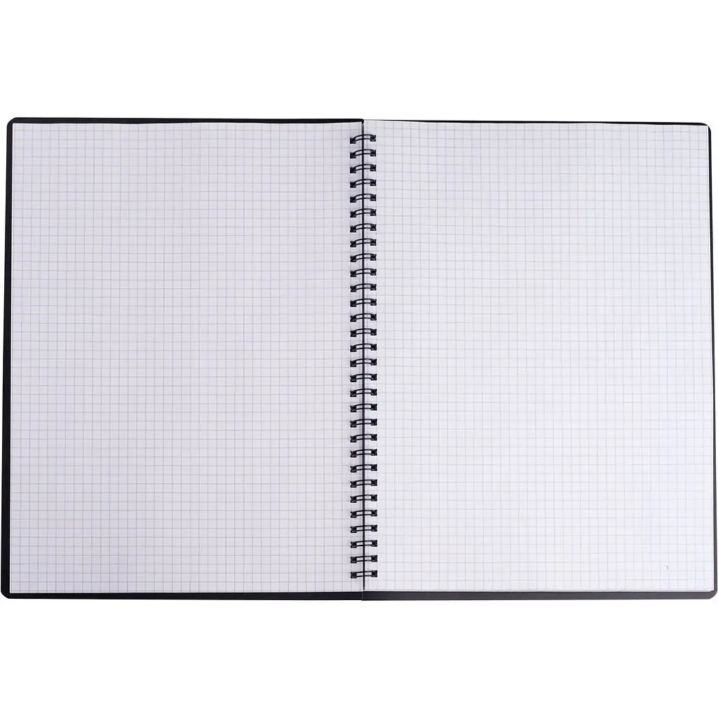 Книга записна Buromax Office в клітинку А4 спіраль зелена 96 аркушів (BM.24451150-04) - фото 3