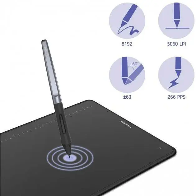 Графічний планшет Huion H1161 [65898] - фото 5