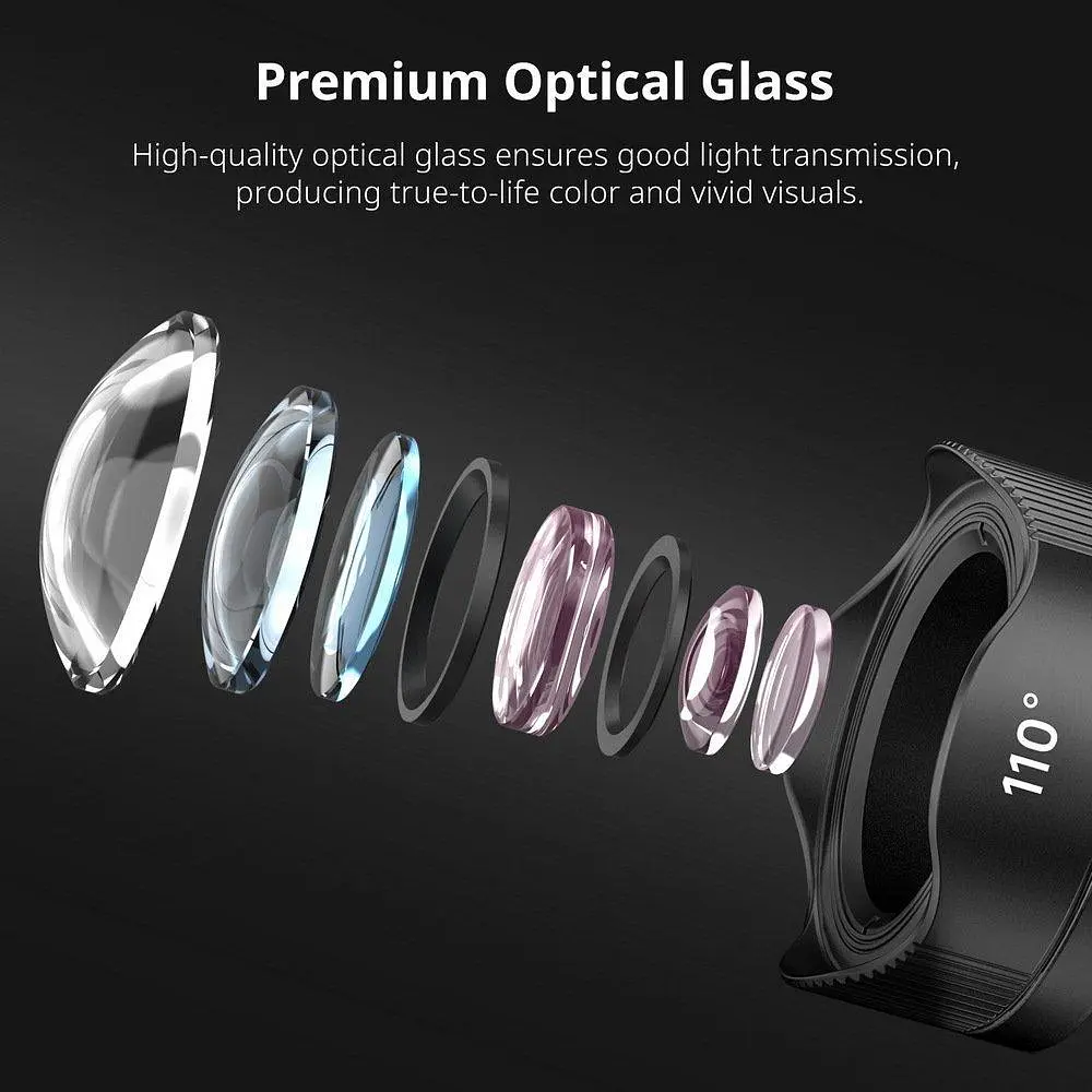 Об'єктив Ulanzi Cl-005 16mm Wide-Angle Mobile Lens (Cl-005 F008) Чорний - фото 5