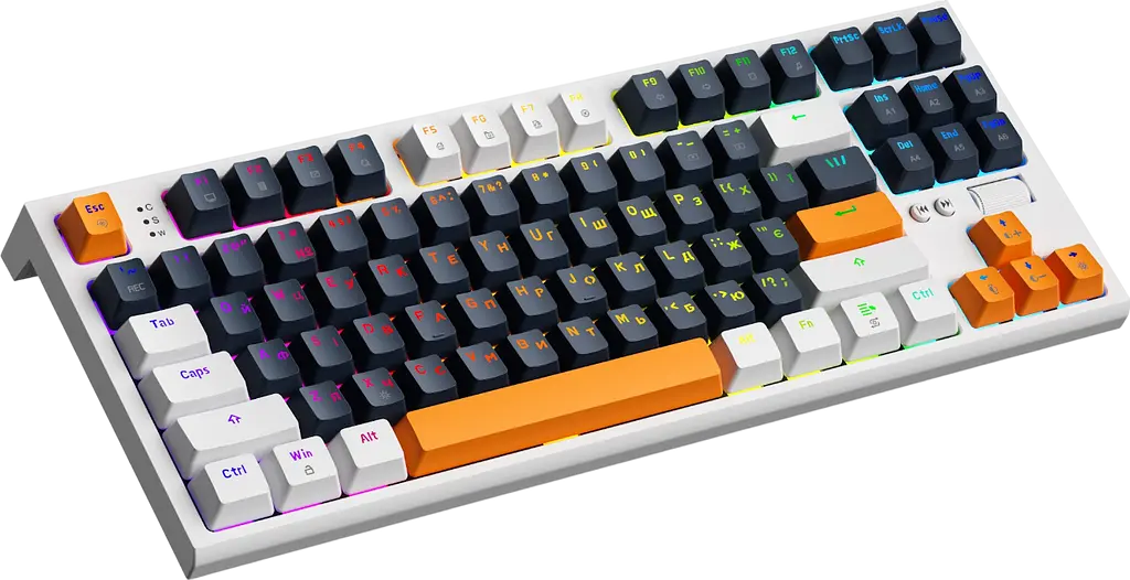 Клавіатура GamePro MK180W Red Hot-Swap RGB White - фото 2