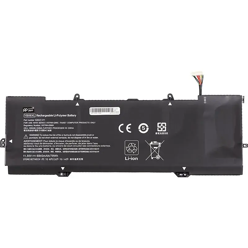 Акумулятор PowerPlant для ноутбуків HP Spectre x360 15-ch000 (YB06XL) 11.55V 6840mAh (NB462148) - фото 2