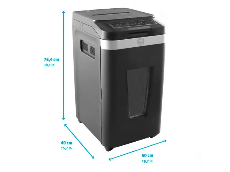 Уничтожитель бумаги HP Pro Shredder Auto 400CC (4x12) Black (2822) - фото 3