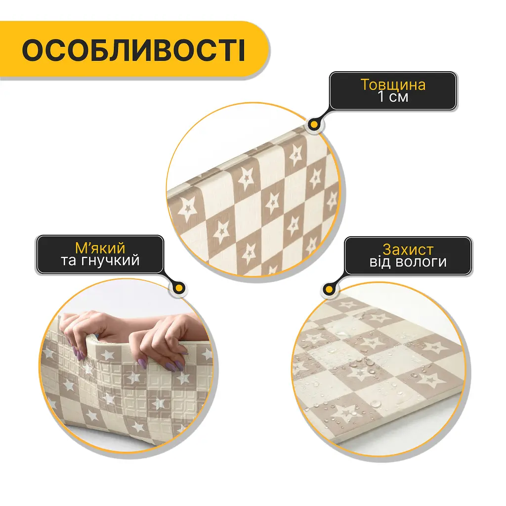 Дитячий ігровий килимок LEOBRO 150 x 200 x 1 см (LB-1022) - фото 5