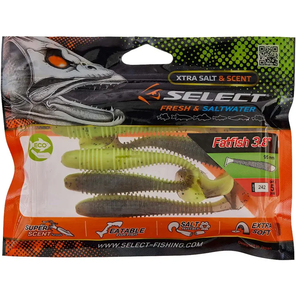Силикон Select FatFish 3.8" #242 (5 шт/уп) - фото 2