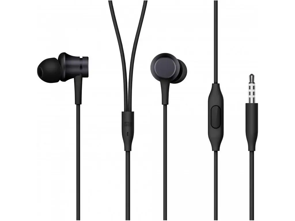 Навушники Xiaomi Mi In-Ear Headphones Basic Original Matte (HSEJ03JY) чорний - фото 2