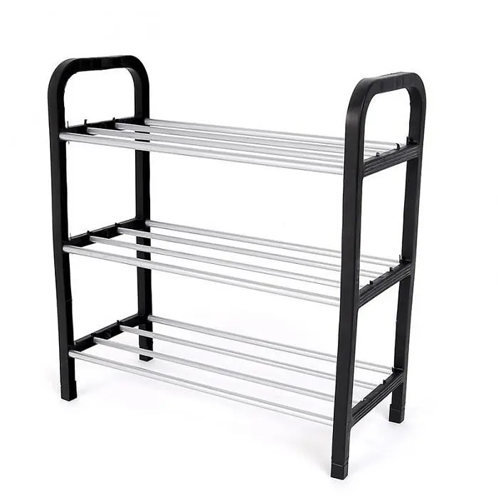 Підставка для взуття Shoe Racks на 3 яруси, полиця для взуття в передпокій — стелаж для зберігання взуття