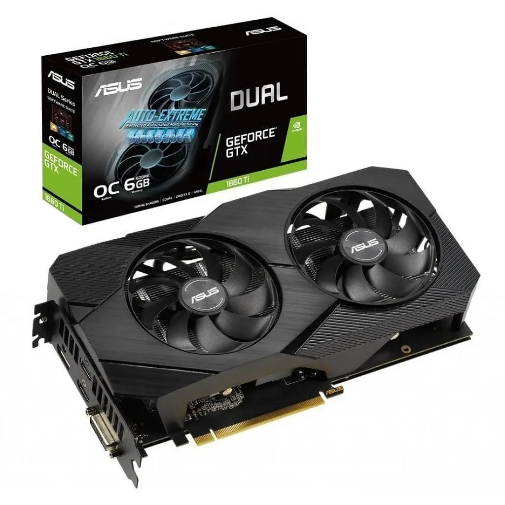 Відеокарта ASUS GTX 1660Ti 6Gb Dual (DUAL-GTX1660TI-O6G-EVO) (GDDR6, 192 bit, PCI-E 3.0 x16) Б/в - фото 7
