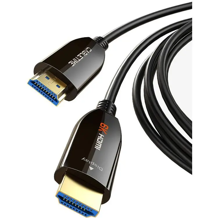 Кабель мультимедійний HDMI M to HDMI M 10.0m V2.1 Cabletime (CA914029)