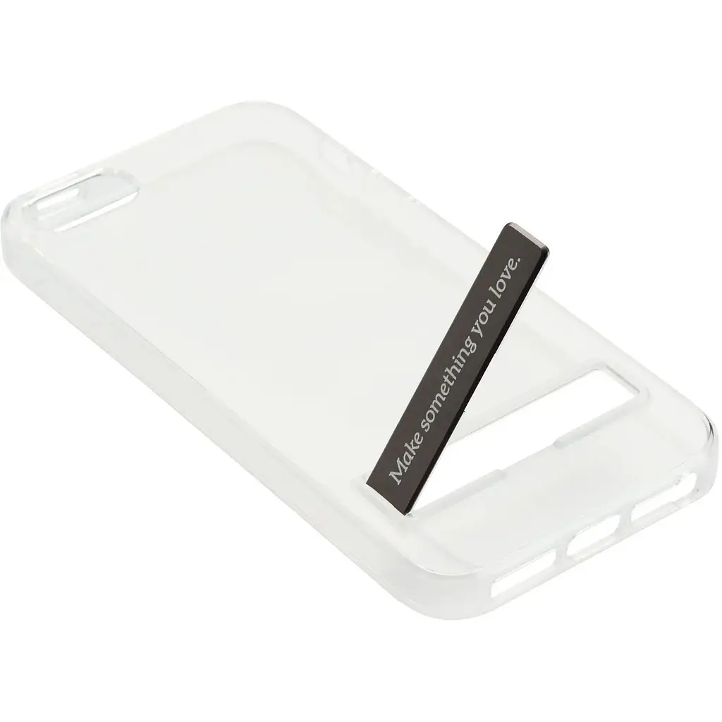 Чохол-накладка Hoco TPU cover Magnetic Shock proof bracket series iPhone 5/5s/SE Gray - фото 3