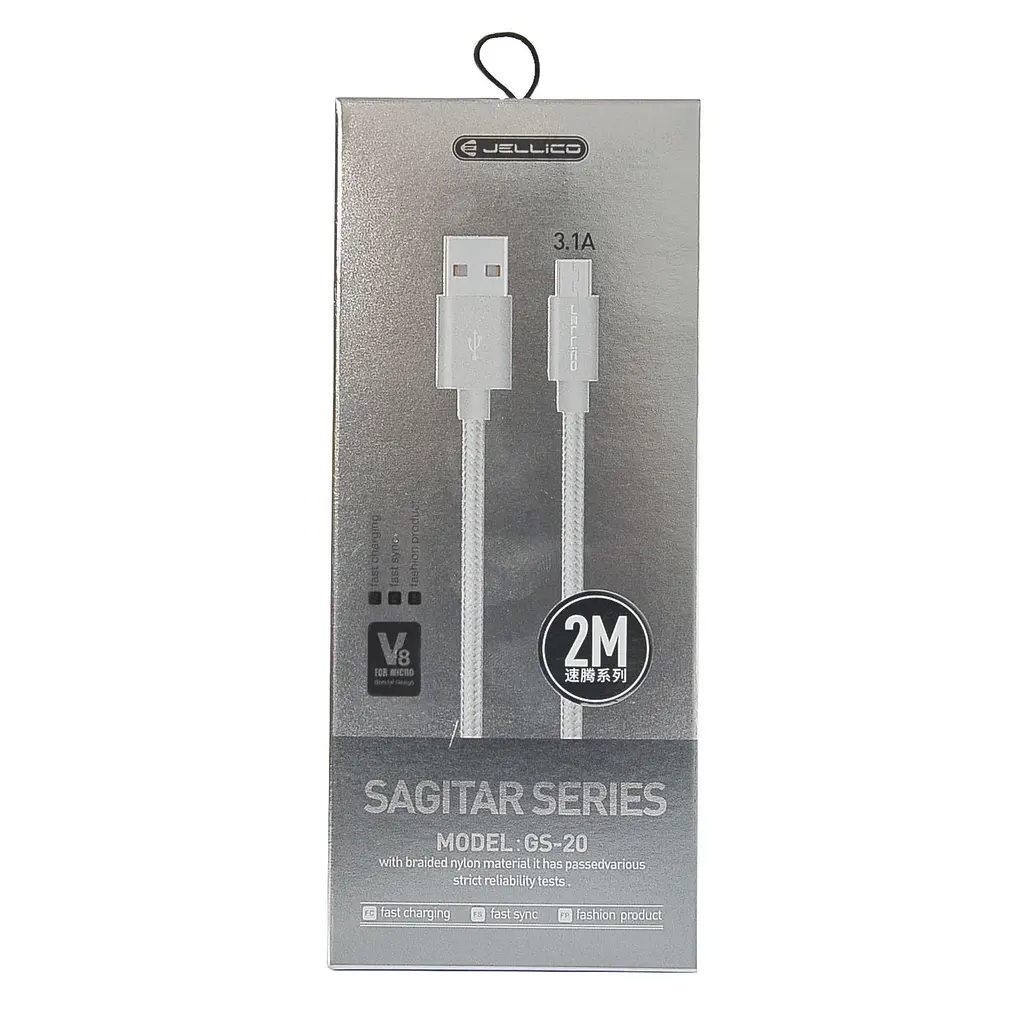 Кабель Jellico GS-20 microUSB 2 м - фото 2
