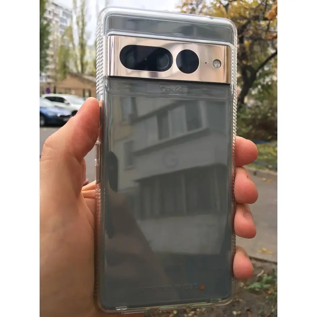 Противоударный чехол Gear4 Crystal Palace для Google Pixel 7 Pro (6.7") Прозрачный (702009720) - фото 9