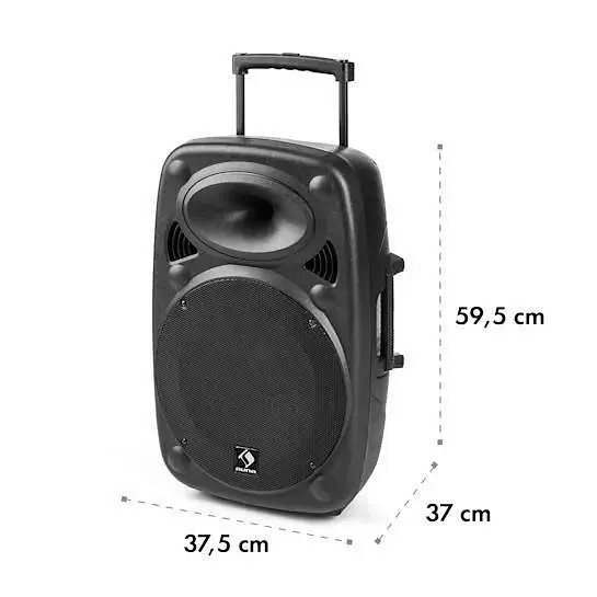 Мобильная акустическая система Auna Streetstar 2.0 12 BT USB/SD/MP3 AUX (10031567) - фото 9