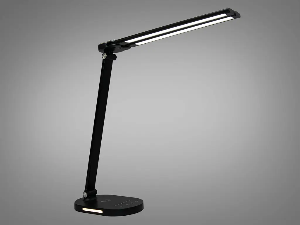 Компактна, розкладна, led настільна лампа з бездротовою зарядкою, 14Вт - фото 3