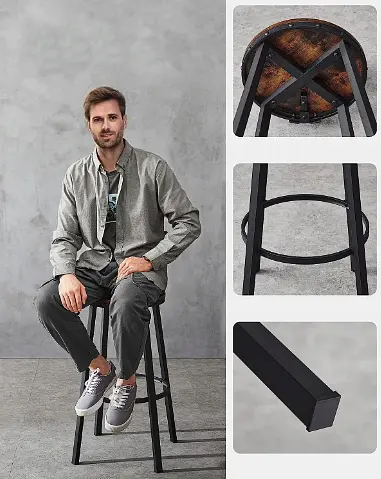 Барний стілець Leobert Comfy 2 штуки Loft - фото 2