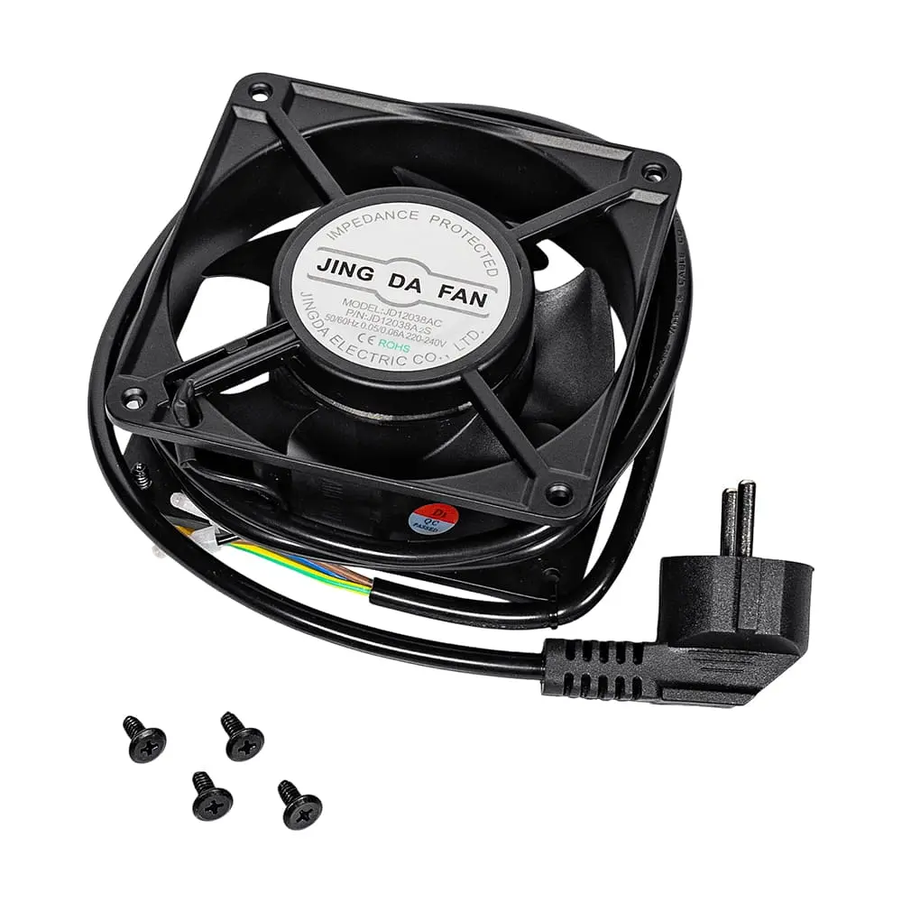 Вентилятор до комутаційних шаф Trinix TRX-FAN1 Black (25-00111) - фото 7