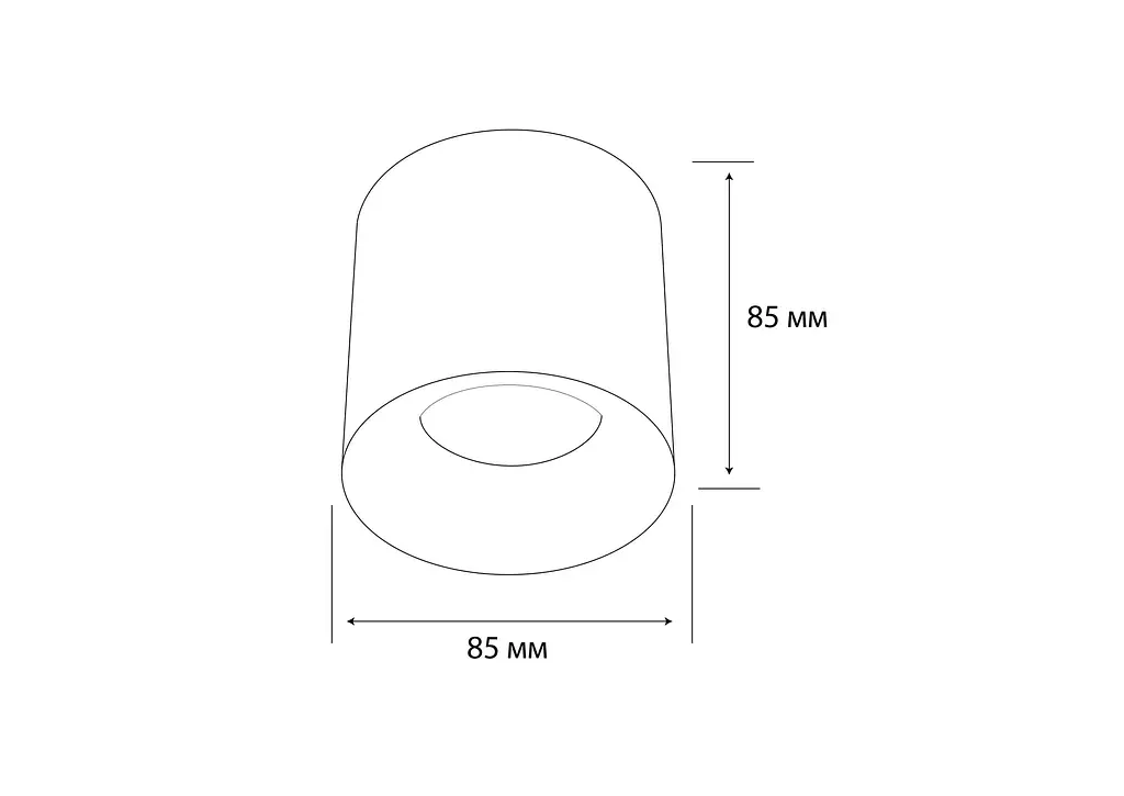 Точечный светильник MJ-Light JACK WH+BK 12008 - фото 2
